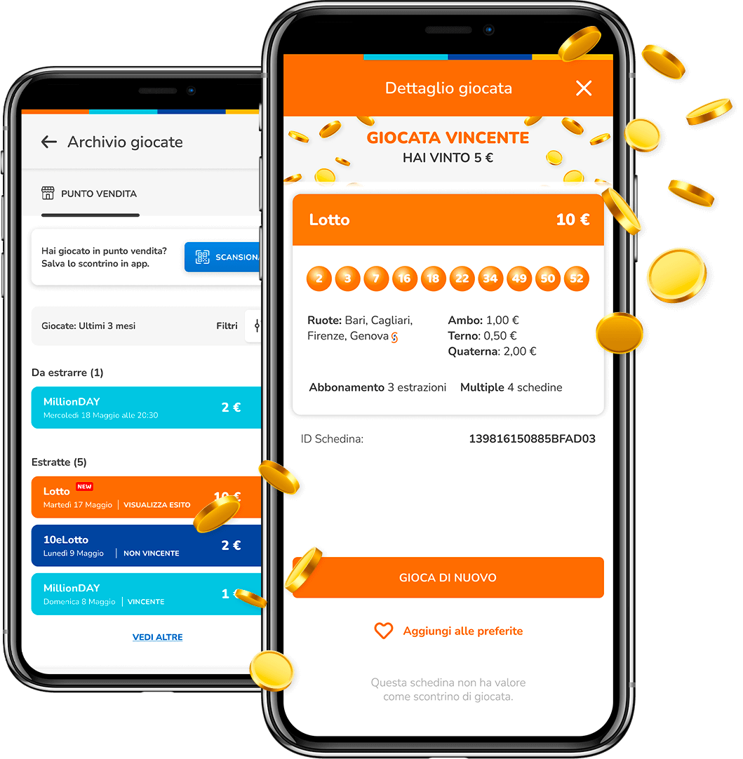 My Lotteries: App Ufficiale Giochi Lotto E Gratta E Vinci