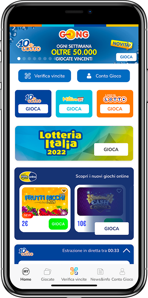 My Lotteries: App Ufficiale Giochi Lotto E Gratta E Vinci